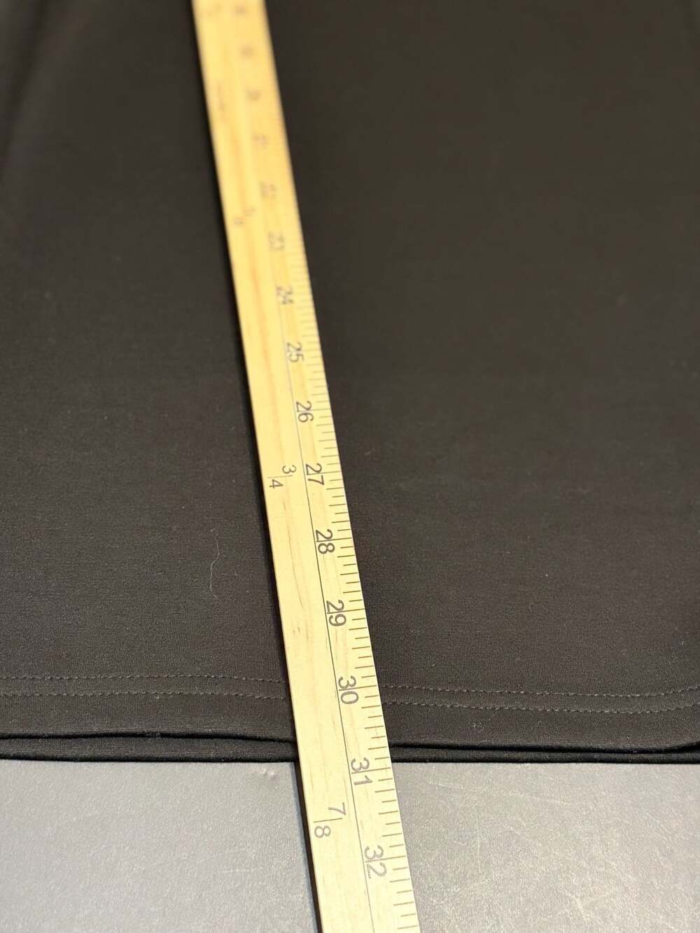 Comfortable Plus Size Black High Waist Wide Leg Tab Pants - Picture 3 of 5